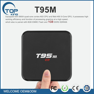 Supermely elegante <span class=keywords><strong>T95M</strong></span> S905X amlogic quad core google android 6.0 piruleta tv box y 1G 8G - Product Image 1
