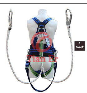 Tipe Penentuan Posisi Full Body <span class=keywords><strong>Harness</strong></span> 5 D-ring dengan Tali Penyandang Ganda - Product Image 4
