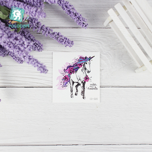 Commercio all'ingrosso Del Fumetto Personalizzato Piccola Bella Falso Tatuaggi Temporanei Sticker Per I Bambini dei Capretti <span class=keywords><strong>Unicorno</strong></span> Adesivo Faccia - Product Image 6