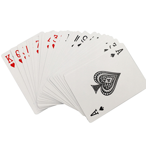 Poker Cards Playing Custom Promotional Advertising Chip Playing Cards Game Custom Logo Poker Barcode Card