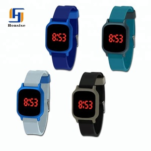 Wholesale Cheap Silicone Touch Screen Red Light Led Mens Watches - Product Image 6