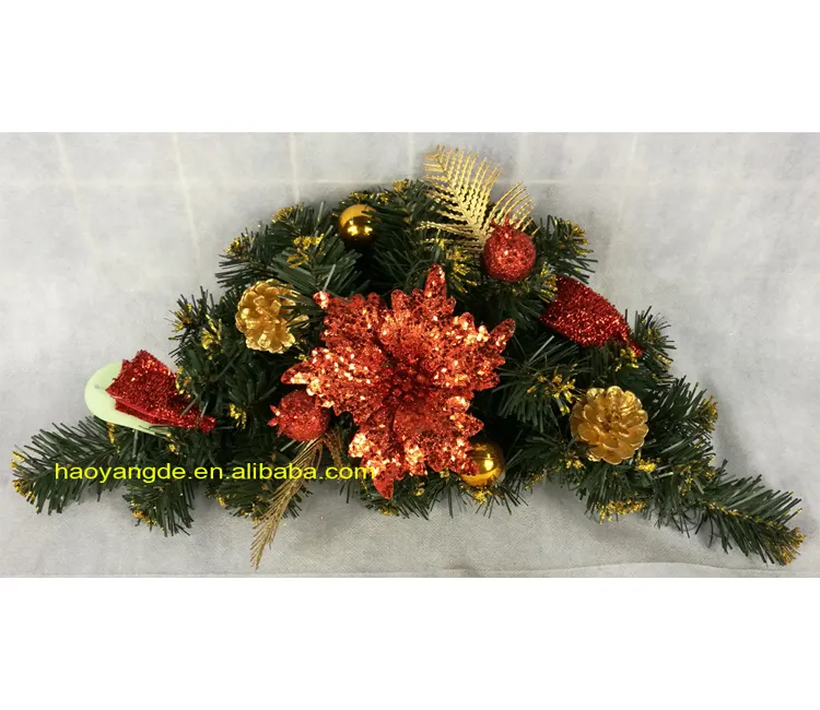 PVC decorative artificial Christmas Swag