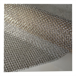Thép Không Gỉ Chainmail Kim Loại Vòng Lưới Trang Trí Rèm Cửa - Product Image 5
