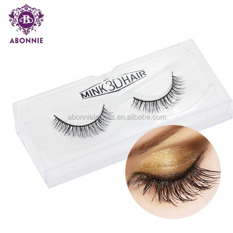Effacer Invisible Bande 3d Cils 3d Vison Cils 100% Vison Fourrure Fait Faux Cils