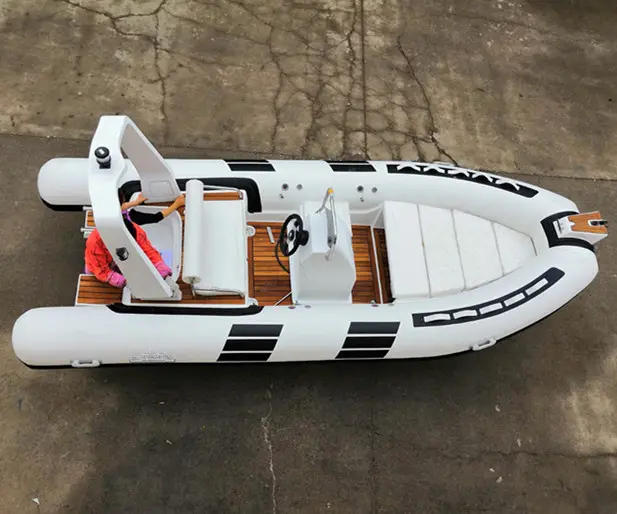 Sườn Thuyền FPR Inflatable Thuyền Sợi Thủy Tinh Thân Inflatable Thuyền RIB480D