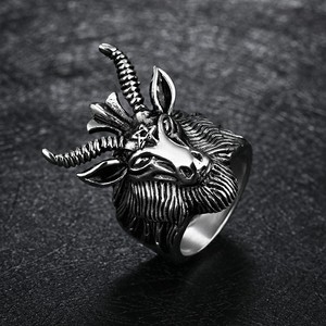 Marlary Commercio All'ingrosso Su Ordinazione Casting Uomini E Ragazzi Punk <span class=keywords><strong>di</strong></span> Stile In Acciaio Inox Testa <span class=keywords><strong>di</strong></span> Animale <span class=keywords><strong>A</strong></span> Forma <span class=keywords><strong>di</strong></span> Anelli - Product Image 2