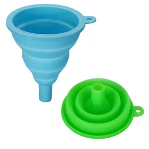 Eco-Friendly Cooking Tools Silicone Funnel For Water Bottle