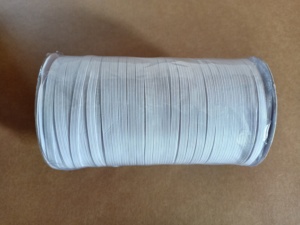 1.5 centimetri di fabbrica bianco nero lavorato a maglia tessuto <span class=keywords><strong>elastico</strong></span> nastro per abbigliamento - Product Image 5