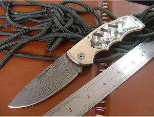 De corte de madera plegable con funda de cuero bloque del cuchillo de cocina conjunto cuchillo de caza