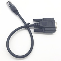Cables Personalizados de Montaje en Panel con Conector Hembra DB9 Serial RS232 a Conector Macho RJ45