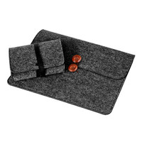 Funda para Portátil Plegable de Fieltro Ecológico Hecha a Medida, Maletín Duradero y Flexible, Bolsas de Almacenamiento, Organizador de Cables, Armario Personalizado