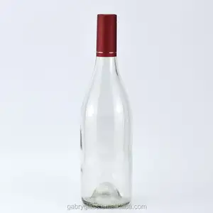 Drinking Wine Bottle Glass 750ml Clear Empty Bouteille De Vin