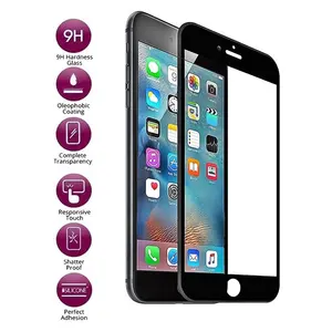 Keamanan Ponsel Tempered Glass untuk iPhone 7 Iphone 7 Plus Pelindung Layar