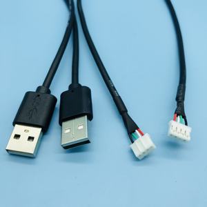 PC حالة الداخلية 9Pin 9P USB الإناث إلى ثنائي <span class=keywords><strong>2</strong></span> ميناء USB <span class=keywords><strong>2</strong></span>.0 الأنثى المسمار قفل كابل تركيب اللوحة - Product Image 2