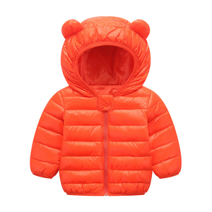 2023 enfants vêtements en plein air à manches longues couleur unie automne hiver garder au chaud bébé fille garçon <span class=keywords><strong>manteau</strong></span> - Product Image 3