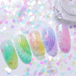 12 Hộp Chunky Long Lanh Đầy Màu Sắc Hỗn Hợp Paillette Bóng Mắt Cơ Thể Móng Tay Mặt Môi Tóc Óng Ánh Flakes Sparkles Bột Sequins - Product Image 5