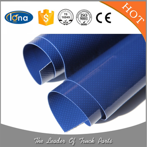 Fábrica de lona de PVC de 550G al por mayor, LONA DE PVC brillante/mate colorida de Bache/Tela de tienda utilizada <span class=keywords><strong>para</strong></span> cubiertas de camiones, tiendas de campaña - Product Image 2