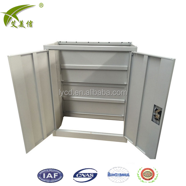 Высококачественная офисная мебель, Легко собранный складной шкаф из нержавеющей стали, металлический шкаф для хранения документов