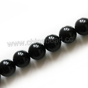 Venta de la fábrica onyx precio, 12 mm negro onyx bolas de piedra, Joyas de ónix - Product Image 3