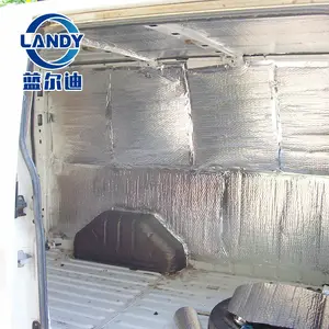 Materiales de hoja de aislamiento acústico térmico de lámina de burbuja ignífuga para techo de coche