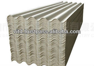 DURAGREEN Plaques de toiture ondulées 100 % sans amiante, profil moderne P7 P3, panneaux en fibro-ciment perforés, fibro-ciment extérieur - Product Image 2