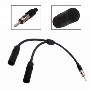 MX 30cm Universal único hombre a doble hembra Y de extensión del divisor de Radio AM/<span class=keywords><strong>FM</strong></span>/<span class=keywords><strong>antena</strong></span> <span class=keywords><strong>Antena</strong></span> de conector de <span class=keywords><strong>Cable</strong></span> - Product Image 6