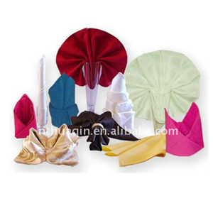 Giá rẻ 100% Spun Polyester nhà hàng khăn ăn ưa thích bảng vải và ăn tối Khăn ăn tablcloths - Product Image 2