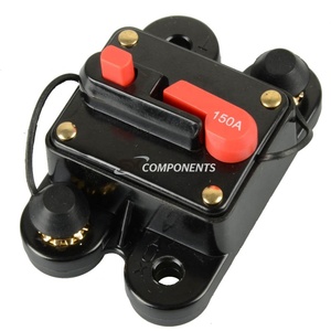 12V 24V DC 60A 80A 100A devre kesici 200A Home ev güneş sistemi su geçirmez devre kesici sıfırlama sigorta invertör dc