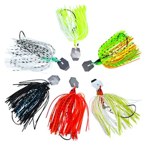 Prodotto di vendita caldo 10cm 20g gonna di gomma Jig Bas esche da pesca in mare esche da pesca Spinning