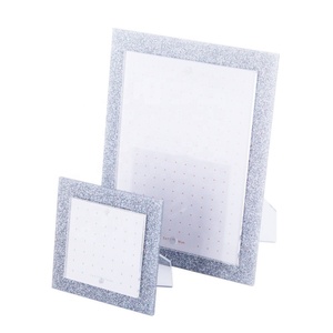 Lucite de vidrio imán plata brillo <span class=keywords><strong>foto</strong></span> marco para 3x3 pulgadas fotos de pantalla - Product Image 2