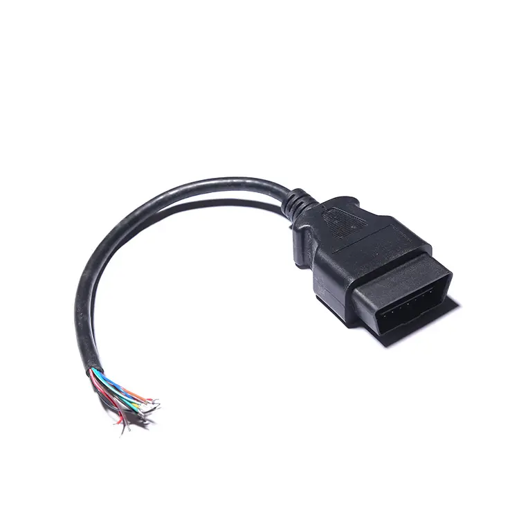 OBD2 16Pin Male Plug Socket cable Fly Lead OBD 2 16 PIN Plug Wire Open End