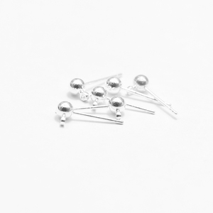 Accesorios de Metal de 5mm, accesorios para pendientes, alfileres de Plata de Ley 925, venta al por mayor para hacer pendientes DIY con anillo de salto - Product Image 4