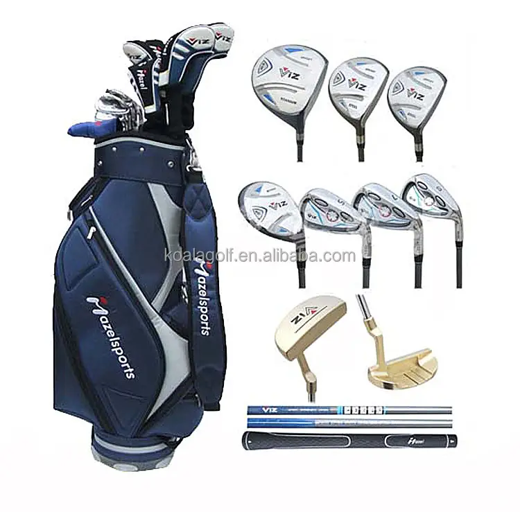 Complete Golf Club Set with Iron Driver Wood and Steel Putters Right-Handed Golf Driver for Right-Handed Golfers