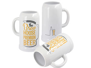 แก้วเบียร์เซรามิกสีขาวขนาด 1 ลิตร แบบพิมพ์ลายส่วนตัว พร้อมเคลือบ <span class=keywords><strong>Orca</strong></span> แก้วเบียร์ขนาดใหญ่ - Product Image 4