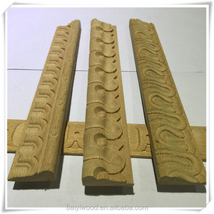 Sculpture sur <span class=keywords><strong>bois</strong></span> Cnc, moulage d'ornement décoratif, moulage plat en <span class=keywords><strong>bois</strong></span> - Product Image 6