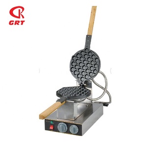 Yuvarlak Yumurta Şekli Kabarcık Waffle makinesi GRT-LD-6