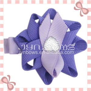 venta al por mayor 2014 de metal <span class=keywords><strong>pinzas</strong></span> <span class=keywords><strong>para</strong></span> el <span class=keywords><strong>cabello</strong></span> con cinta azul flores hechas a mano - Product Image 1