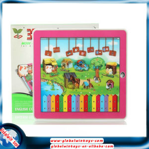 Nueva 3D animal junto feliz granja almohadilla inglés abc niños aprendiendo los juguetes de regalo gw-tys2911h - Product Image 1