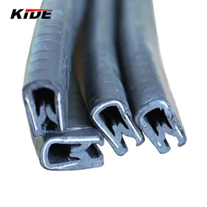 רכב חלון קצה לקצץ pvc pinchweld שחור קצה לקצץ