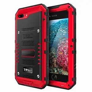 TENCHEN High Quality Water Dirt Shock Proof Aluminum Waterproof Swimming Dive Case IP68 Mobile Phone Accessories for iPhone Case