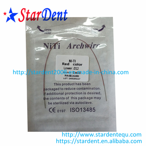 Strumenti dentali Ortodontico Niti Colore Arco di Filo Tondo