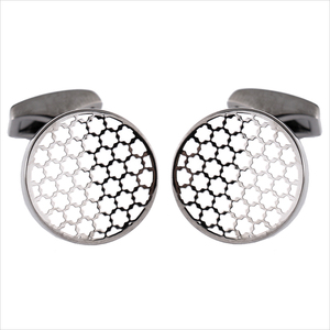 Khuy Măng Sét Tròn Cho Nam Áo Sơ Mi Vàng Không Có MOQ Liên Kết Cuff Sang Trọng Hoặc Kẹp Cà Vạt Thiết Kế Đồng Thau Hợp Kim Kẽm Nam, Unisex <span class=keywords><strong>1.5</strong></span>*2CM 5 Cặp - Product Image 4