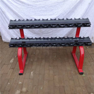 Offre Spéciale haute qualité Haltère Rack Gym <span class=keywords><strong>2</strong></span> niveaux stockage haltère ensemble support pour 10 <span class=keywords><strong>paris</strong></span> haltère rond - Product Image 5