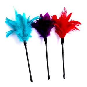 2018 Hot Sell Ostrich Feather Tickler Naughty Party Flirting Toy