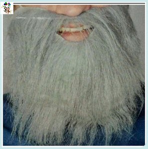 Giá rẻ Halloween phong cách màu xám bên giả râu ria mép và lông mày HPC-0393 - Product Image 6