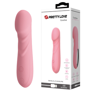 Mini baguette de massage portable avec 30 modèles de vibration Masseur corporel personnel sans fil USB rechargeable