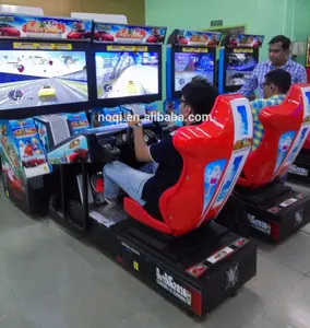 2 Joueurs Chinois arcade adulte électronique monnayeur conduite voiture de course machine de jeu