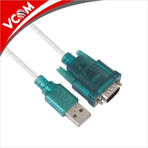 Venta caliente transferencia de datos USB a Serie Rs232 convertidor cable para ordenador