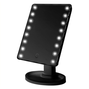 Wholesale 16 22 <strong>LED</strong> Lights Standing Table Desktop Cosmetic <strong>Mirror</strong> Low MOQ <strong>LED</strong> <strong>Makeup</strong> <strong>Mirror</strong> - Product Image 2