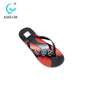 2019 de alta calidad de pvc de plástico impreso flip-flops zapatillas <span class=keywords><strong>Sandalias</strong></span> de las mujeres - Product Image 2